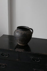 ウクライナ炭化壺  /  Japanese Antiques