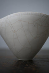 片口　横型 M　 Bone White 半磁器　/  Kanako Yoshida