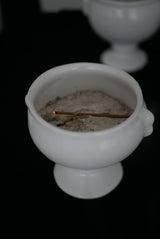 デルフト釉　耳付ゴブレット　香炉　/ タナカシゲオ