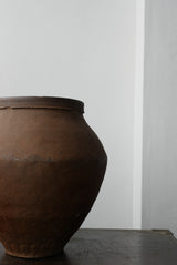 古常滑　不織壺　大壺　室町時代　/  Japanese Antiques