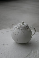 オーダー　墨流し　茶壺　flow  tea pot
