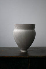 花器　オブジェ　月肌　soil gray / Akari Sato