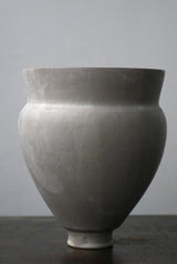 花器　オブジェ　月肌　soil gray / Akari Sato