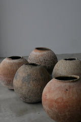 Moon Jar  満月壺　直径22/ Testuya Hioki    Japanese  soil   Art 花器