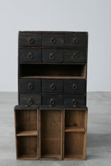 薬箪笥　浮造り　江戸時代　/  Japanese Antique　Drewer 　Chest　Tansu