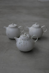 オーダー　墨流し　茶壺　flow  tea pot