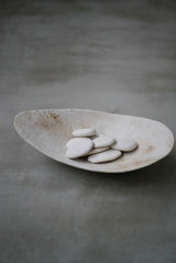 白化粧土　楢灰　茶盤　大皿/  Kanako Yoshida
