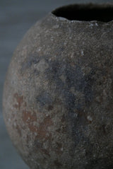 Moon Jar  満月壺　直径20 Testuya Hioki    Japanese  soil   Art 花器