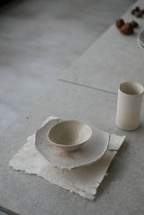 楮樹皮布19　小片　Naoko Seno / 茶席　敷布