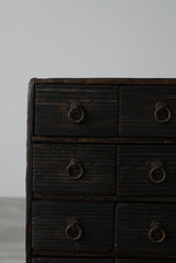 薬箪笥　浮造り　江戸時代　/  Japanese Antique　Drewer 　Chest　Tansu