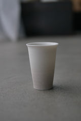 N様専用　白磁　グレージュ　slim 聞香杯　/ Takahiro Yahagi