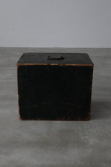 黒漆　小引出し　小箪笥　江戸時代　/  Japanese Antiques