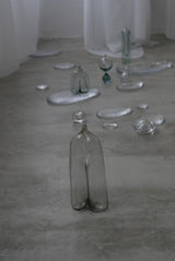 Bottle People No.238  glass object gray　光井威善 / Takeyoshi Mistui