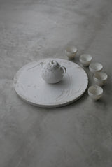 オーダー　墨流し　茶壺　flow  tea pot