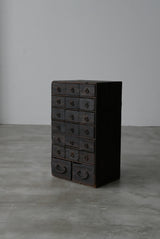 薬箪笥　浮造り　江戸時代　/  Japanese Antique　Drewer 　Chest　Tansu