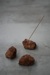 原土　香立て　/  Kanako Yoshida