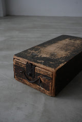 一段の引出し　無垢　江戸時代　/  Japanese Antiques