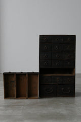 薬箪笥　浮造り　江戸時代　/  Japanese Antique　Drewer 　Chest　Tansu