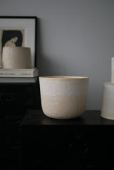 釉かけ分け　花器　大　/ Akari Sato