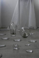 Bottle People 【 room 】  glass object gray　光井威善 / Takeyoshi Mistui