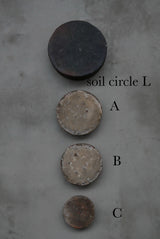 soil  circle　 / Testuya Hioki    Japanese Wabisabi  Art  object