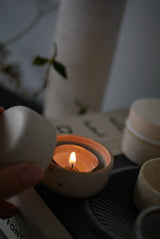 小箱　蓋物　月肌　soil gray / Akari Sato