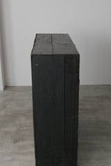 観音開き　黒漆水屋　キャビネット　/  Japanese Antiques