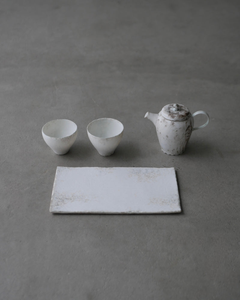 白磁　茶杯　S / Takahiro Yahagi