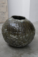 Moon Jar  満月壺　/ Testuya Hioki    Japanese  soil   Art 花器