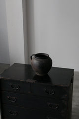 ウクライナ炭化壺  /  Japanese Antiques