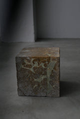 Soil  Cube L  立方体 / Testuya Hioki    Japanese  soil   Art 花器