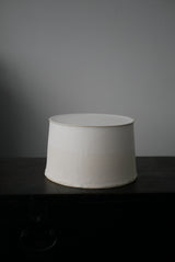 White Veil 釉かけ分け  台皿　/ Akari Sato