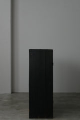 観音開き　黒漆水屋　キャビネット　/  Japanese Antiques