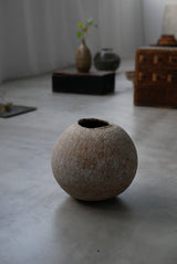 Moon Jar  満月壺　/ Testuya Hioki    Japanese  soil   Art 花器