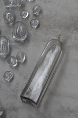 Bottle People 佇む人　glass object  gray　光井威善 / Takeyoshi Mistui