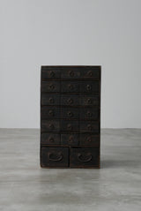 薬箪笥　浮造り　江戸時代　/  Japanese Antique　Drewer 　Chest　Tansu