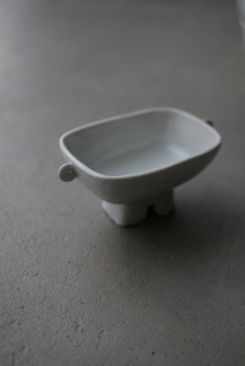 白瓷祭器豆鉢　小鉢　/ タナカシゲオ