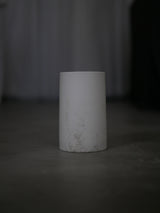 白磁　scrach vase / Takahiro Yahagi