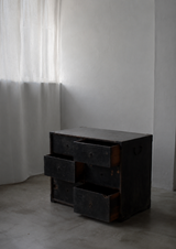 黒漆箪笥　引出し6杯　江戸時代/  Japanese Antiques