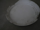 白磁　scrach &flow dish/ Takahiro Yahagi