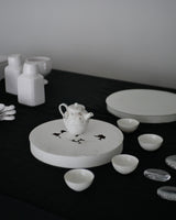 白磁　丸茶杯　　/ Takahiro Yahagi