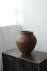 古常滑　不織壺　大壺　室町時代　/  Japanese Antiques