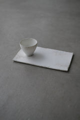 白磁　茶杯　S / Takahiro Yahagi