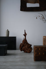 木根　オブジェ　/  Japanese Antique Primitive Wooden Object