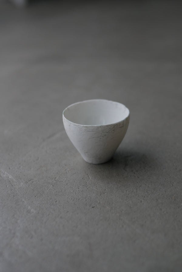 白磁　茶杯　S / Takahiro Yahagi