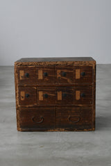 江戸時代　小さな薬箪笥　/  Japanese Antiques