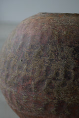 Moon Jar  満月壺　直径20/ Testuya Hioki    Japanese  soil   Art 花器