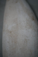 花片オブジェ　大　白化粧土　楢灰　基本フォーマット/  Kanako Yoshida