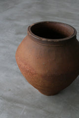 古常滑　不織壺　大壺　室町時代　/  Japanese Antiques