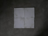White porcelain square plate